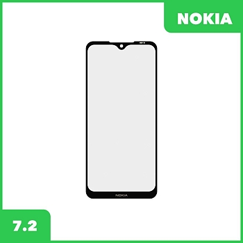 Стекло для переклейки дисплея Nokia 7.2, черный
