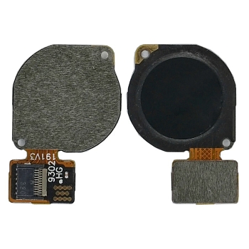 Шлейф Huawei Y6 2019 (MRD-LX1F) с сканером отпечатка (черный)